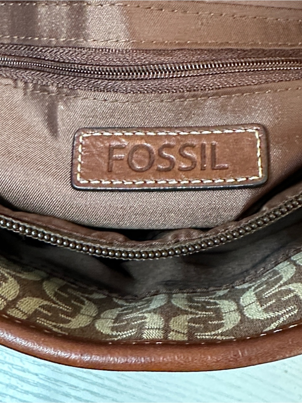 Fossil Vintage Patchwork Shoulder Bag - Picture 10 of 12